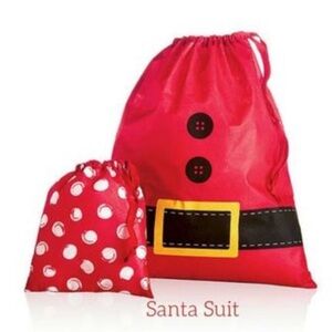 Thirty-One Timeless Memory Pouches - Santa Suit
